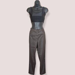 Olsen Brown Mona Slim Pants